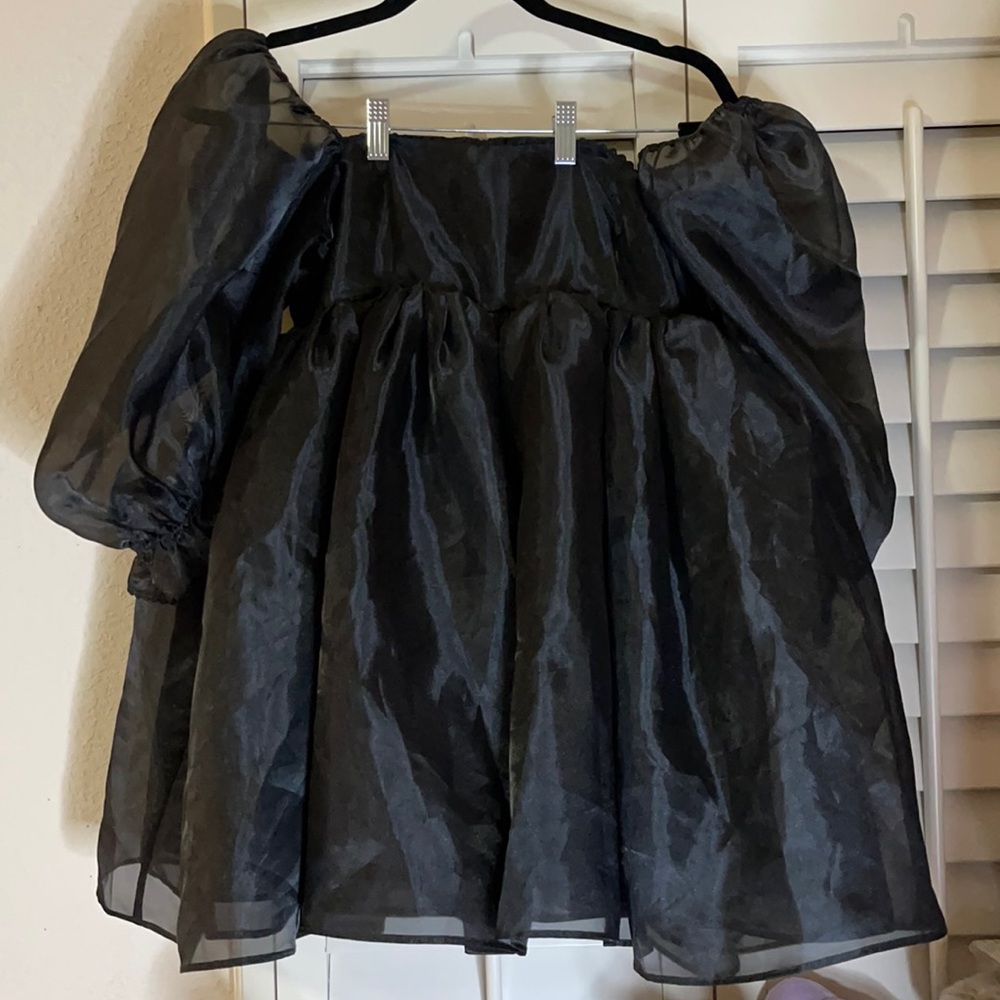 selkie caviar puff dress